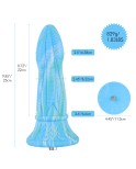 Hismith 9,85” Silikonowy Dildo 8,72” Wkładana Długość Dong z Systemem KlicLok