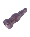 Dildo in silicone Hismith da 18,5 cm a forma di cane, pene realistico inseribile da 16 cm con sistema KlicLok