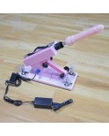 Pink Luxury Set with Ultra-Soft Cartilage Dildo+Black Dildo+Extension Rod Sex Machine Gun for Women