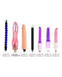 Sex Maschinengewehr mit 7 Attachments Unisex Dildos, automatische Schubmaschine Gerät für Sex