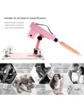 Sex Machine! Small Pink Handle Sex Machine Gun With 7 Attachments Unisex Dildos,Automatic Thrust Machine Device For Sex