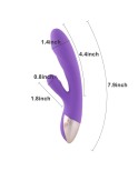 Hismith Rabbit Vibrator, Dual Motor Vibrating Silicone Waterproof, G-Spot Vagina and Clitoris Stimulation Massager