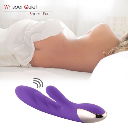 Hismith Rabbit Vibrator, Dual Motor Vibrating Silicone Waterproof, G-Spot Vagina and Clitoris Stimulation Massager