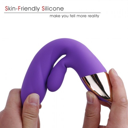 Hismith Rabbit Vibrator, Dual Motor Vibrating Silicone Waterproof, G-Spot Vagina and Clitoris Stimulation Massager