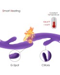 Hismith Rabbit Vibrator, Dual Motor Vibrating Silicone Waterproof, G-Spot Vagina and Clitoris Stimulation Massager