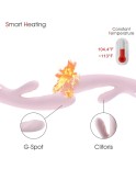 Hismith Rabbit Vibrator, Dual Motor Vibrating Silicone Waterproof, G-Spot Vagina and Clitoris Stimulation Massager