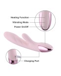 Hismith Rabbit Vibrator, Dual Motor Vibrating Silicone Waterproof, G-Spot Vagina and Clitoris Stimulation Massager