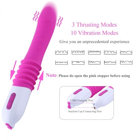 Hismith Tzishutonghrusting Silicone Vibrator Rechargeable Automatic Love Machine