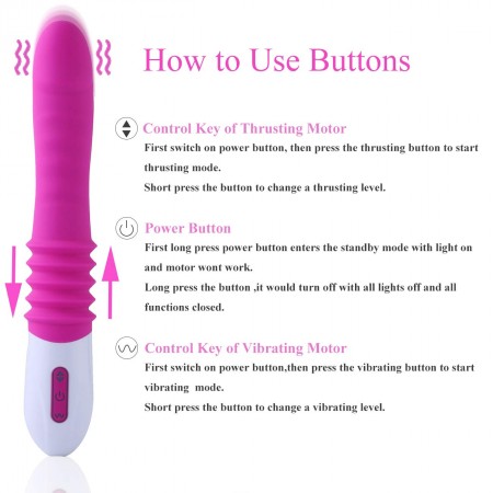 Hismith Tzishutonghrusting Silicone Vibrator Rechargeable Automatic Love Machine