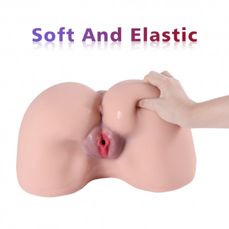 Mens Full Silicone Artificial Vagina Pussy Big Realistic Ass Anus Love Sex  Toy Doll : Health & Household 