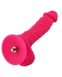 Hismith 22,86cm silikonové dildo pro Hismith Premium Sex Machine se systémem KlicLok, 17,27 cm použitelná délka, obvod 14,32 cm 