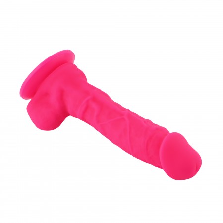 Hismith 22,86cm silikonové dildo pro Hismith Premium Sex Machine se systémem KlicLok, 17,27 cm použitelná délka, obvod 14,32 cm 