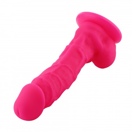 Hismith 22,86cm silikonové dildo pro Hismith Premium Sex Machine se systémem KlicLok, 17,27 cm použitelná délka, obvod 14,32 cm 