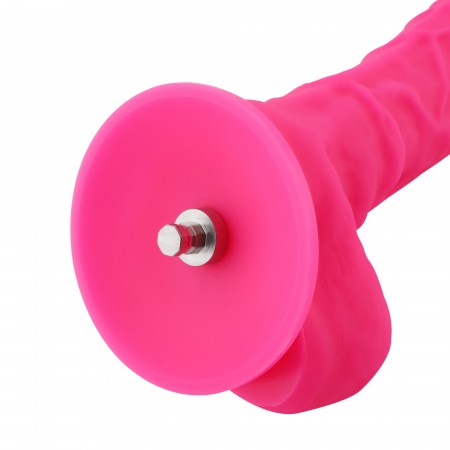 Hismith 22,86cm silikonové dildo pro Hismith Premium Sex Machine se systémem KlicLok, 17,27 cm použitelná délka, obvod 14,32 cm 