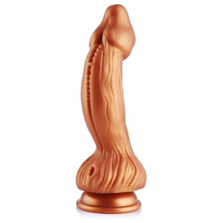 Hismith 9.45 "Silikondildo med KlicLok-system for Hismith Premium sexmaskin, 6,7" innsatsbar lengde, omkrets7,67 "diameter 2,36"