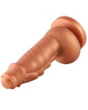 Hismith 8.1 "Squamule silikondildo med KlicLok-system til Hismith Premium sexmaskine, 5,9" Indsatningsbar længde, Omkrets 6,9 "D