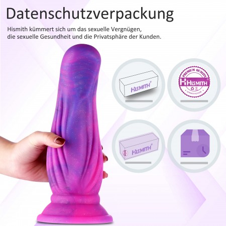 Hismith 25,1 cm Super Les melons dildo s přísavkou pro Hismith Premium Sex Machine