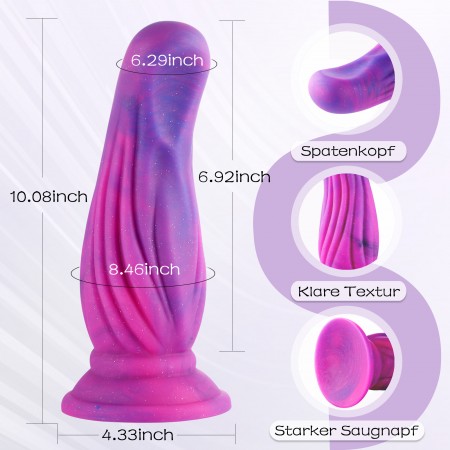 Hismith 25,1 cm Super Les melons dildo s přísavkou pro Hismith Premium Sex Machine