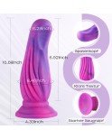 Hismith 25,1 cm Super Les melons dildo s přísavkou pro Hismith Premium Sex Machine