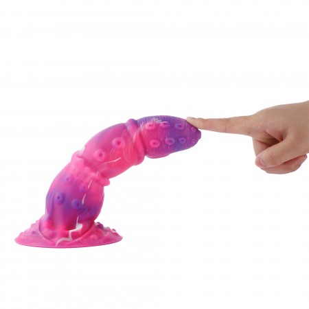 Hismith 21,8 cm Snake e Octopus bump dildo con ventosa per Hismith Premium Sex Machine