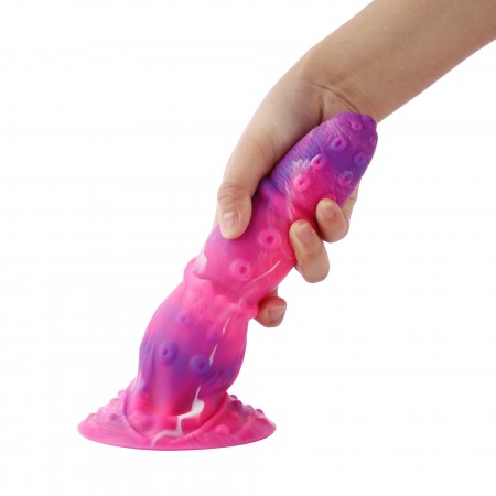 Hismith 21,8 cm Snake e Octopus bump dildo con ventosa per Hismith Premium Sex Machine