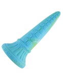 Hismith 25,7 cm Monster-dildo (blæksprutte, grøn) med sugekop til Hismith Premium Sex Machine