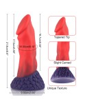 Hismith 21,84 cm dildo Flamingo z przyssawką do Hismith Premium Sex Machine