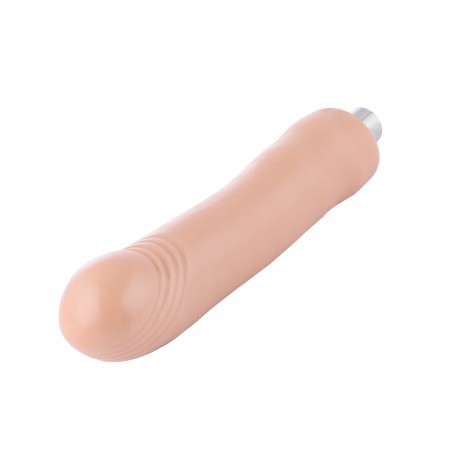 Auxfun Smooth TPE dildo s vestavěným kýlem， 3XLR konektor