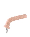 Auxfun Ekstra-længde vener med fleksibel rør TPE dildo med 3XLR Connector