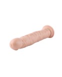 Auxfun Ekstra-længde vener med fleksibel rør TPE dildo med 3XLR Connector