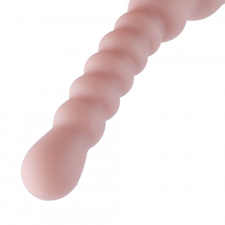 Auxfun silikondildo med 3XLR-kontakt