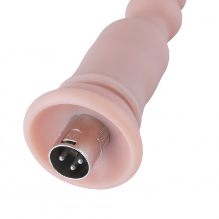 Auxfun silikondildo med 3XLR-kontakt