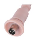 Auxfun silikondildo med 3XLR-kontakt