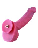 HISMITH 9,7" buet silikondildo med KliLok System, silikondildo lommelyktpulver - Fantasy star series