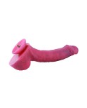 HISMITH 9,7" buet silikondildo med KliLok System, silikondildo lommelyktpulver - Fantasy star series