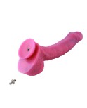 HISMITH 9,7" buet silikondildo med KliLok System, silikondildo lommelyktpulver - Fantasy star series