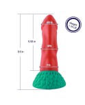 Hismith 21,84 cm slät silikondildo - Avtagbart KlicLok-system - Fantastisk serie