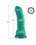 Hismith 24,13 cm buet dildo - avtagbart KlicLok-system