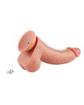 Hismith 23,11 cm Dual-density dildo med vener, Curved Dildo med KlicLok system för Hismith maskin