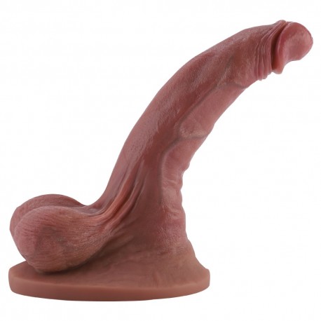 Hismith 8.86 "silikon dildo, 7.1" innsettbar lengde, 3D-kule med stor sugekopp, KlicLok-system