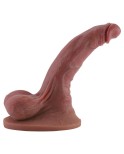 Hismith 8.86 "silikon dildo, 7.1" innsettbar lengde, 3D-kule med stor sugekopp, KlicLok-system