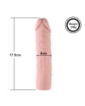 Dildo anale in silicone da 17,78 cm di vene Hismith per macchina del sesso premium Hismith con sistema KlicLok, lunghezza inseri