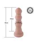 Hismith 18,03 cm beaded silikon Anal Dildo for Hismith Premium Sex Machine med KlicLok System, 16,00 cm Innsettbar lengde, Omkre