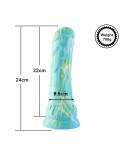 Dildo curvo da neve da 9,41 pollici Hismith per macchina del sesso premium Hismith