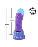 Hismith 18.99cm silicone, 17.50cm insertable length with KlicLok system