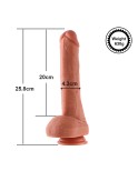 Hismith 10.2" Oblate Silicone Dildo med KlicLok System til Hismith Premium Sex Machine - Amazing Series