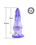 Dildo anale Hismith in silicone H-Plant da 22,25 cm con sistema KlicLok