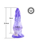 Hismith 22.25 cm Silicone H-Plant Anal Dildo with KlicLok System